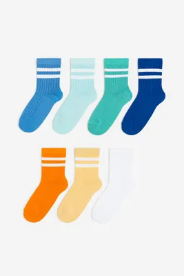 7-pack Ribbed Socks