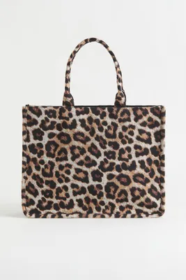 Sac à main en tissu jacquard