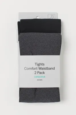 Collants 40d, lot de 2