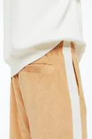 Relaxed Fit Terry Track Pants