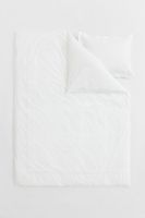 Cotton Percale Twin Duvet Cover Set