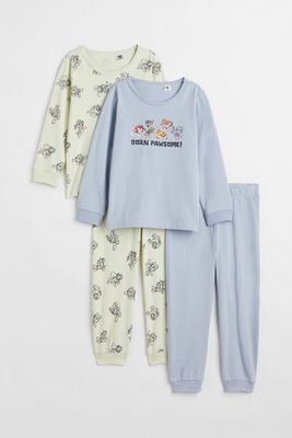 2-pack Printed Jersey Pajamas
