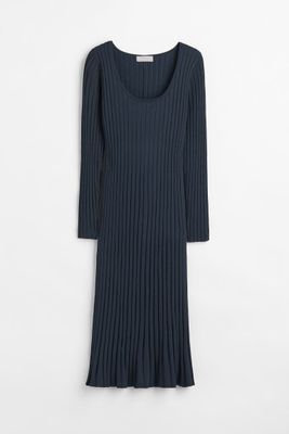 Rib-knit Dress