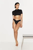 Cropped Swim Top