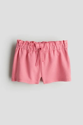 Ruffle-trimmed Cotton Shorts