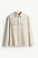 Regular Fit Twill Overshirt