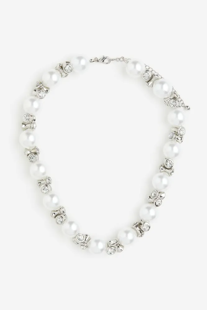 Shiny Natural Stone Bead Choker Necklace – KeeLiiFashion