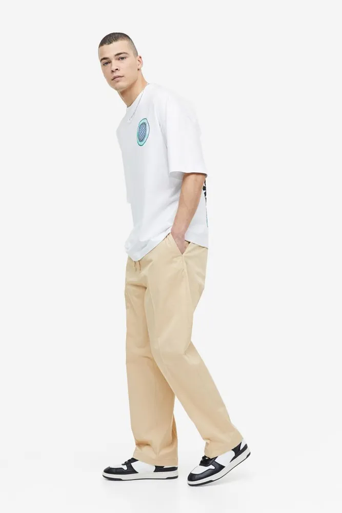 Relaxed Fit Pull-on Chinos