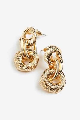 Earrings with Ring Pendants