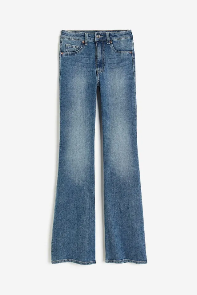 H&M Flared High Crop Jeans
