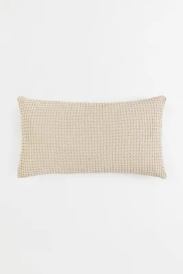Waffled Cotton Cushion Cover