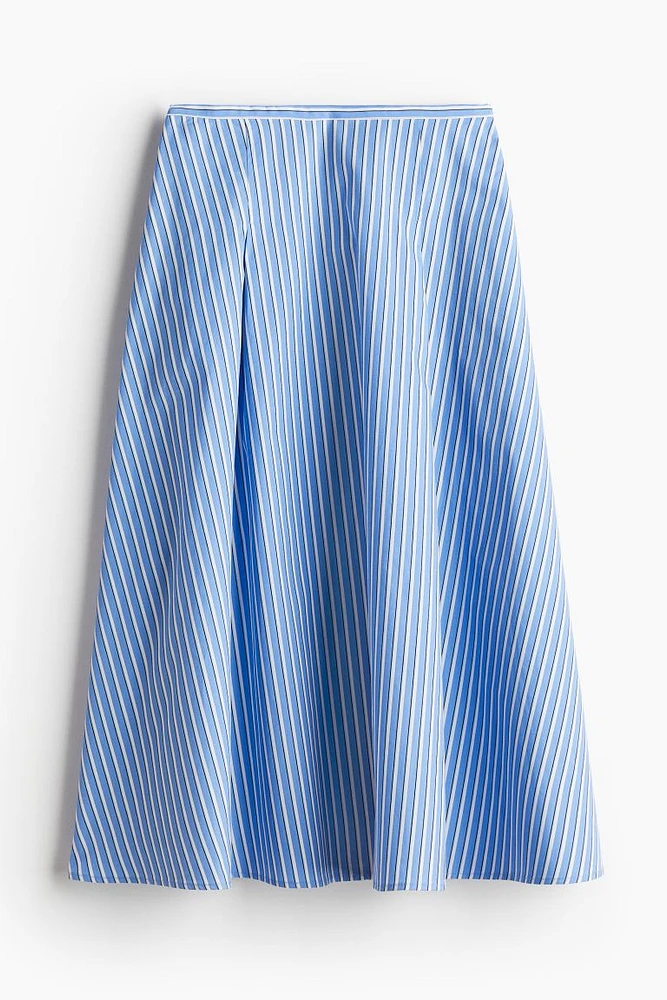 A-line Poplin Skirt