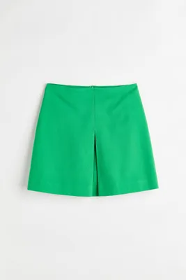 Pleat-detail Skirt