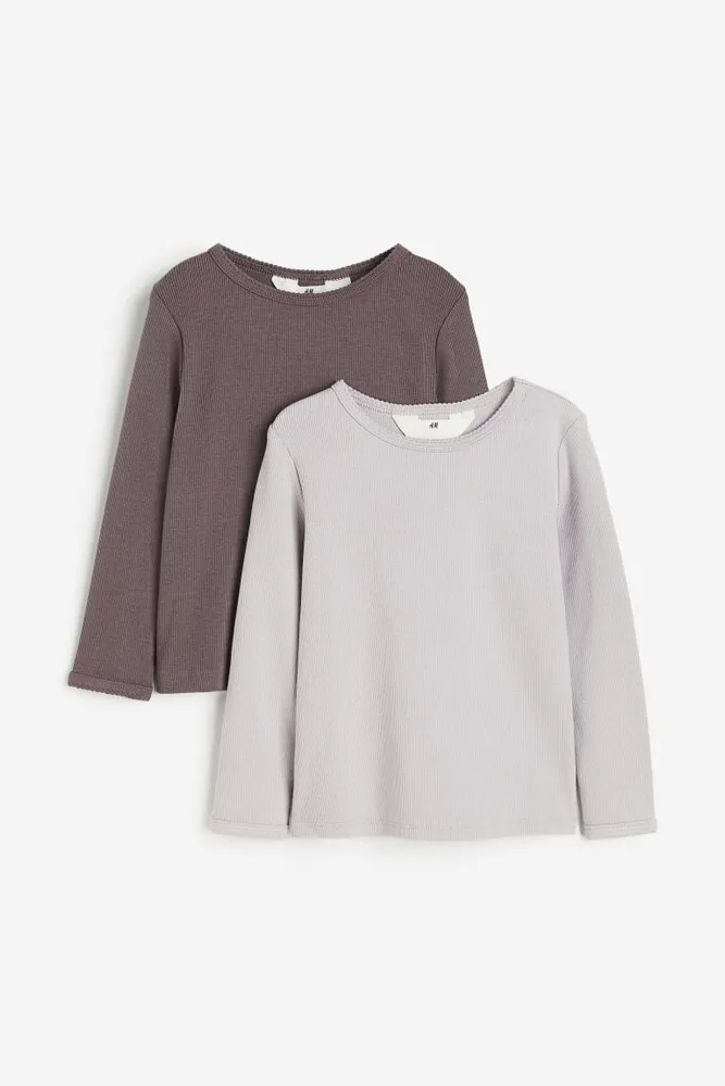2-pack Ribbed Cotton Tops