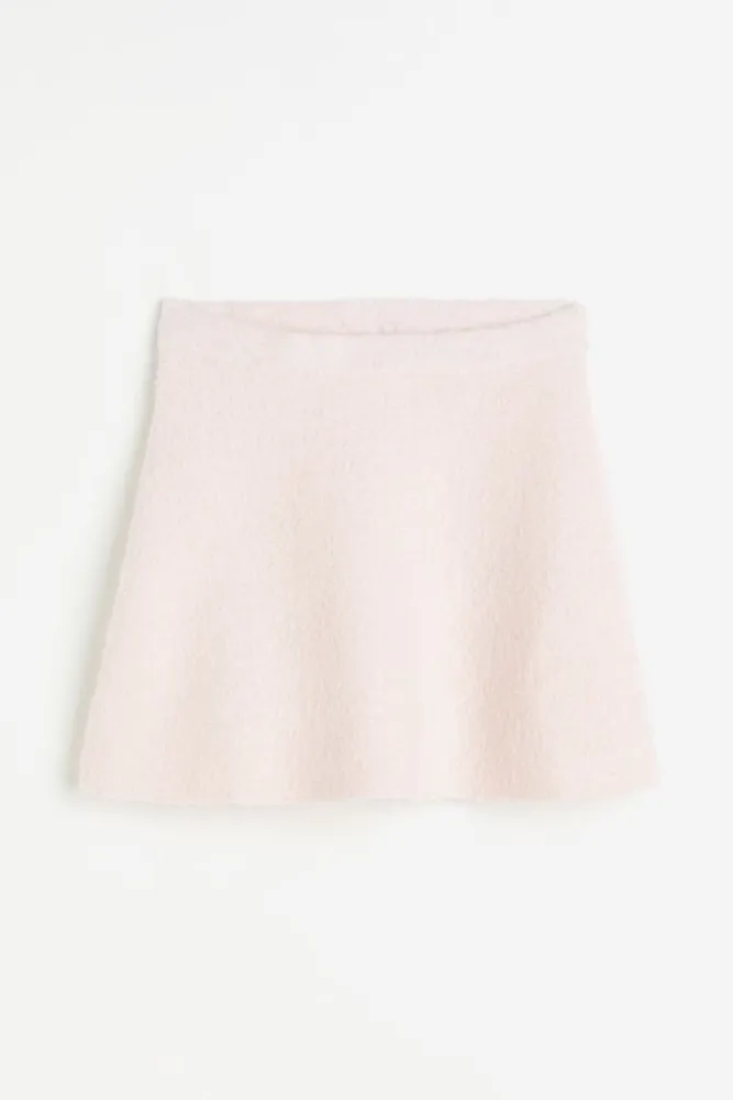 Knit A-line Mini Skirt