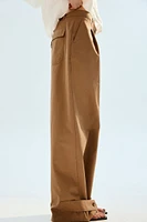 Wide-leg Utility Pants