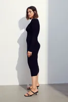 Rib-knit Dress