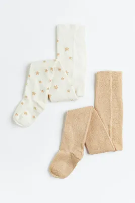 2-pack Fine-knit Tights