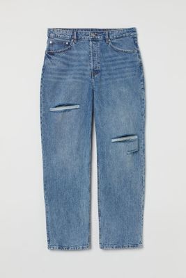 H&M+ Straight High Waist Jeans