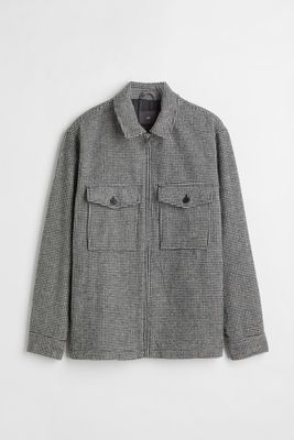 Wool-blend Shirt Jacket