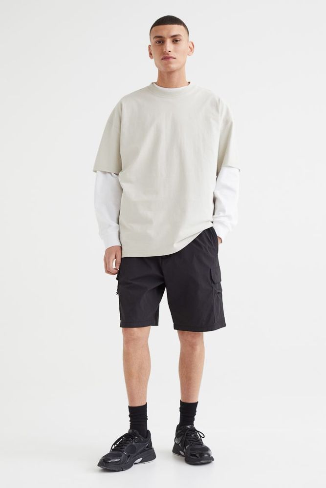 Relaxed Fit Nylon Cargo Shorts | Hawthorn Mall