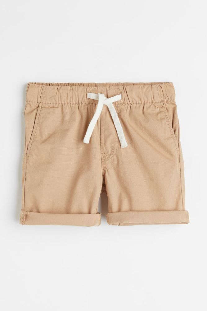 Cotton Poplin Shorts