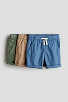 3-pack Cotton Shorts