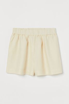 Linen-blend Shorts