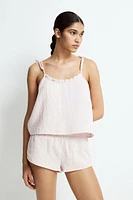 Pajama Camisole Top and Shorts