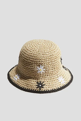 Sombrero con bordado