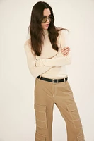 Wide-leg Cargo Pants