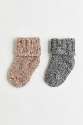 2-pack Thick Wool-blend Socks