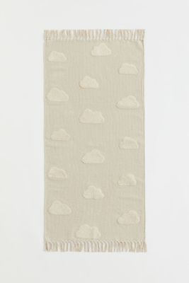 Tufted-pattern Cotton Rug