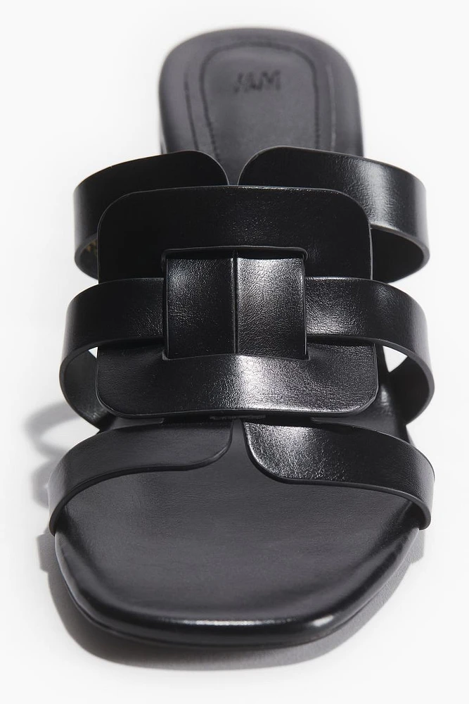 Block-heeled Sandals
