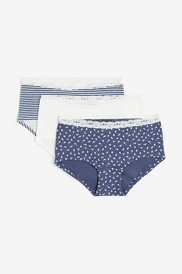 3-pack Cotton Hipster Briefs