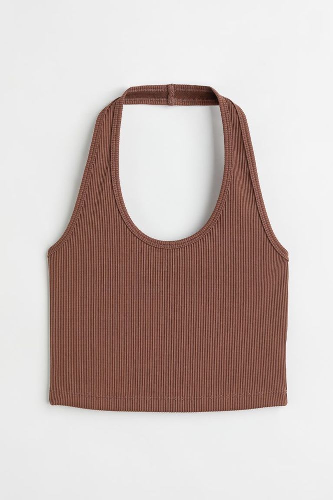 HALTER NECK CROP TOP – K&M