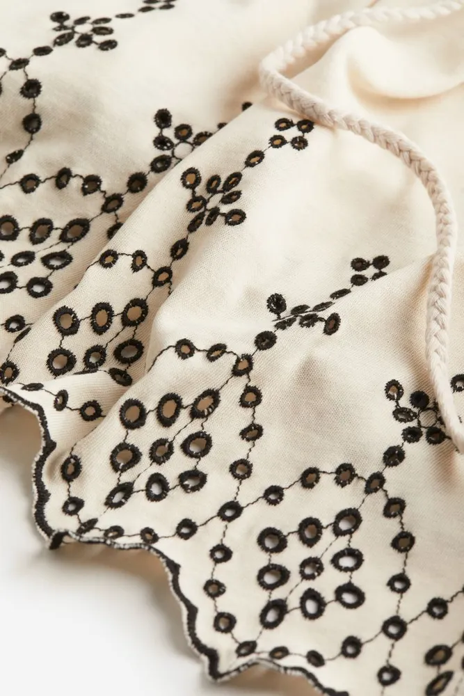 Eyelet Embroidery-detail Dress
