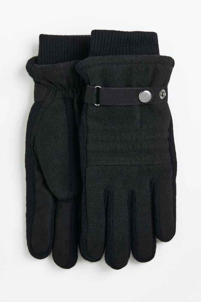Wool-blend Gloves