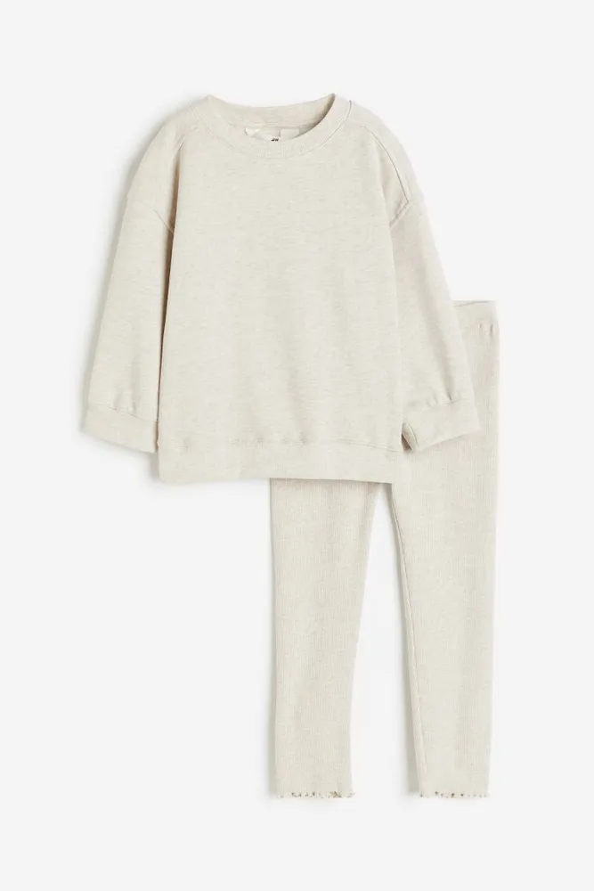H&M 2-piece Sweatshirt and Leggings Set