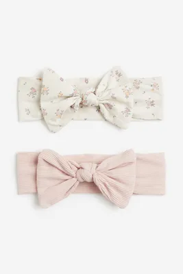 2-pack Bow-detail Hairbands