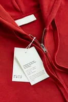 Oversized Fit Hooded Cotton Jacket