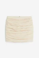 Draped Mini Skirt