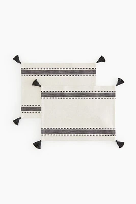 2-pack Tasseled Placemats