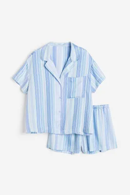 Pajama Shirt and Shorts