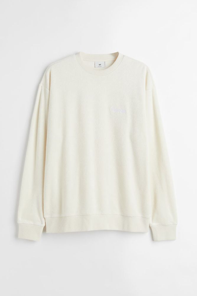 Relaxed Fit Terry Sweatshirt