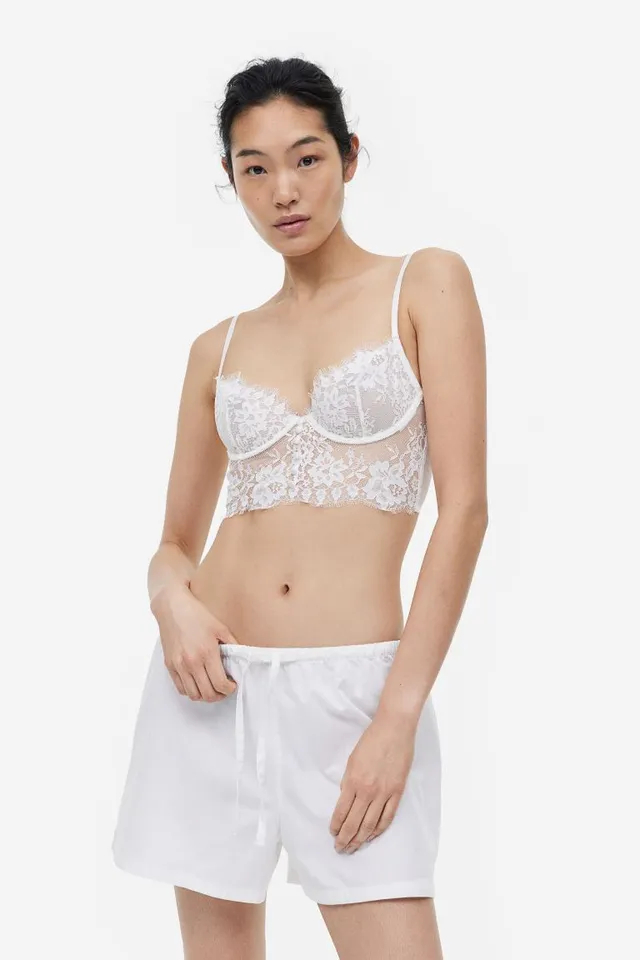 H&M Non-padded Lace Bustier