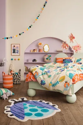 Patterned Cotton Duvet Cover Set
