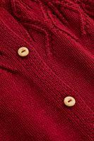 Textured-knit Cotton Cardigan