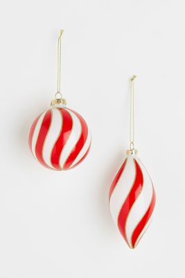 2-pack Christmas Ornaments