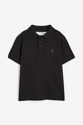 Cotton Pique Polo Shirt